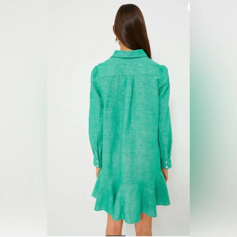 Tuckernuck Sea Green Callahan Shirt Dress - Picture 5 of 14